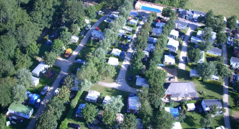 Camping De Kervoen | Camping 3 étoiles à Clohars Carnoët : Camping Vue Du Ciel